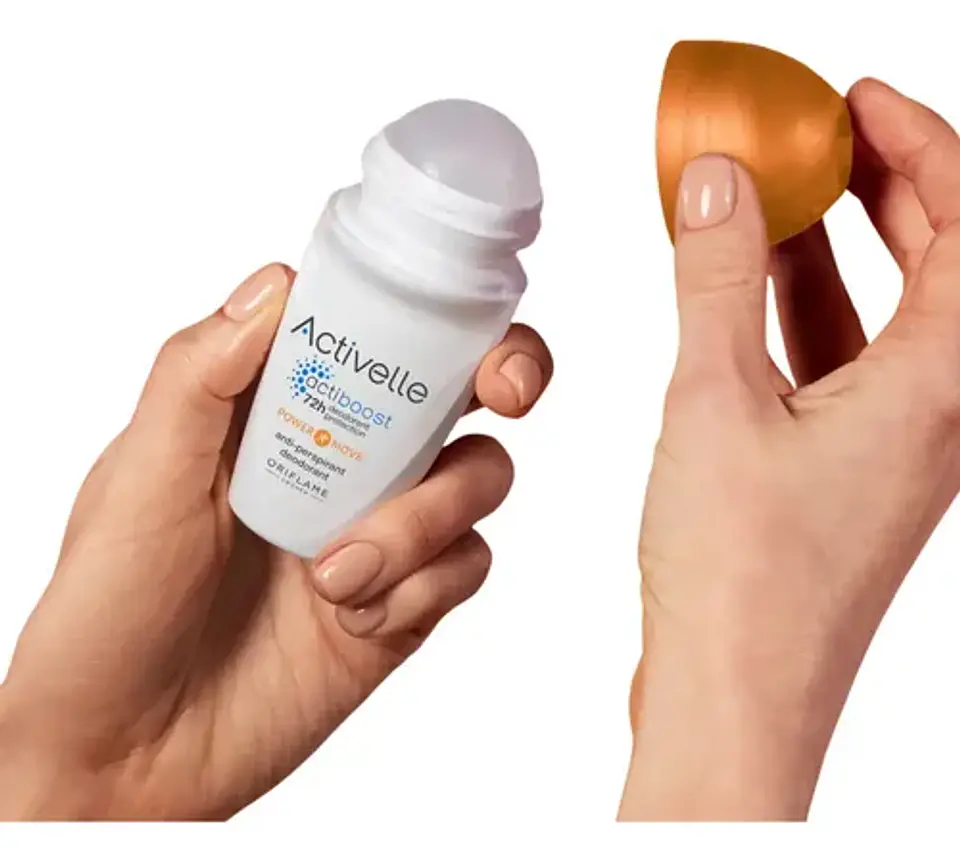 Desodorante Roll On Activelle Variedades. Oriflame Fragancia Power Move 3