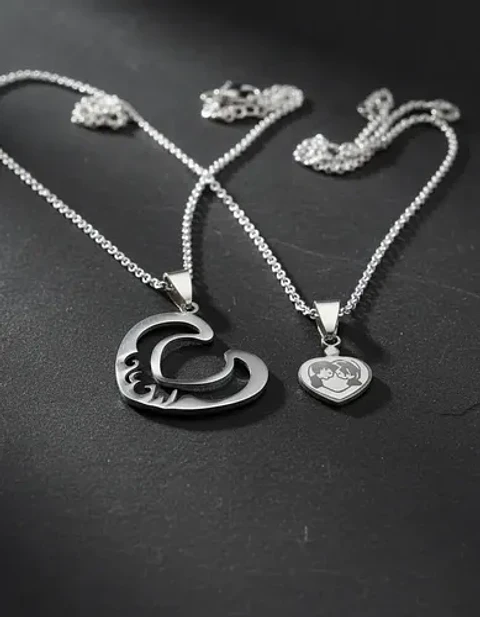 Collares San Valentin Corazón + Globo Y Caja Regalo Joyas