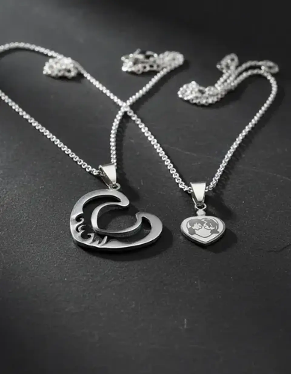 Collares San Valentin Corazón + Globo Y Caja Regalo Joyas 1