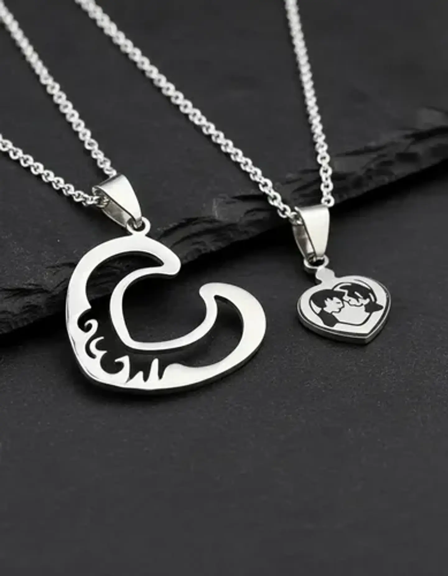 Collares San Valentin Corazón + Globo Y Caja Regalo Joyas 3