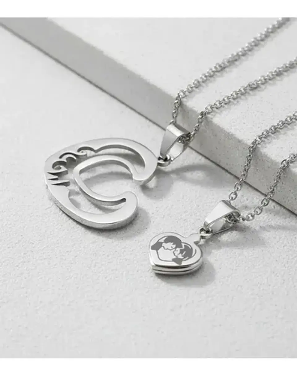Collares San Valentin Corazón + Globo Y Caja Regalo Joyas 4