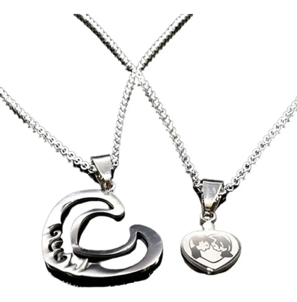 Collares San Valentin Corazón + Globo Y Caja Regalo Joyas 5