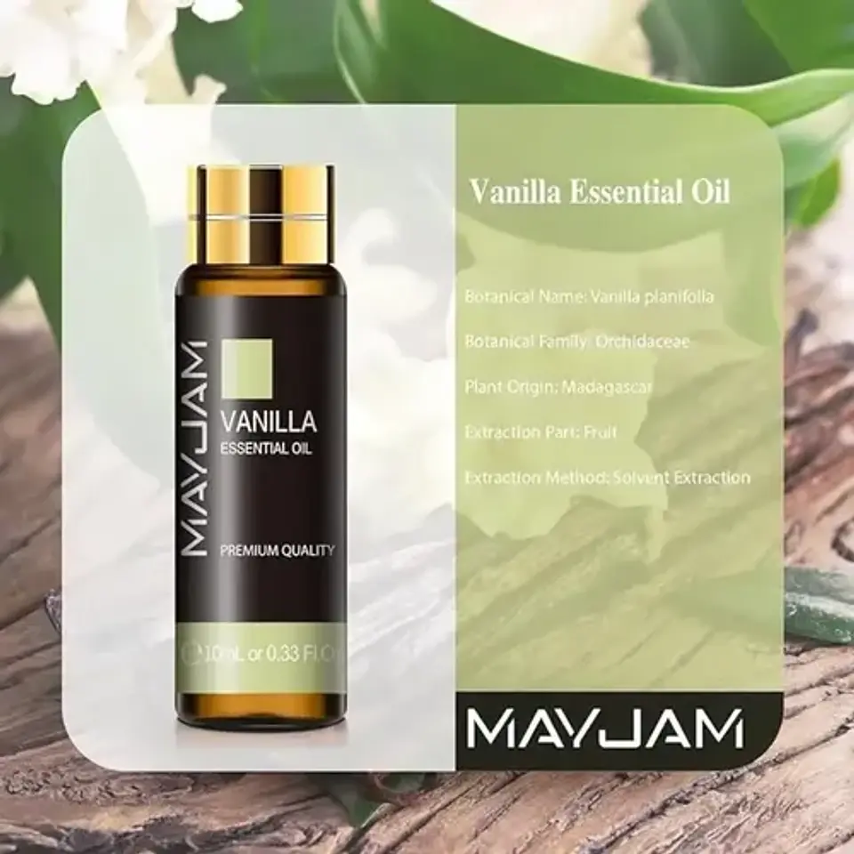 Aceite Esencial De Vainilla 100% Puro Natural 10ml Mayjam 3