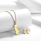 Conjunto Cadena Colgante Aros Mamá Embarazada + Caja Regalo - Miniatura 3