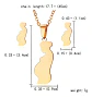 Conjunto Cadena Colgante Aros Mamá Embarazada + Caja Regalo - Miniatura 4