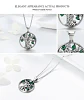 Collar Plata 925 Árbol De La Vida Circón Joyas Regalo Mujer - Miniatura 6