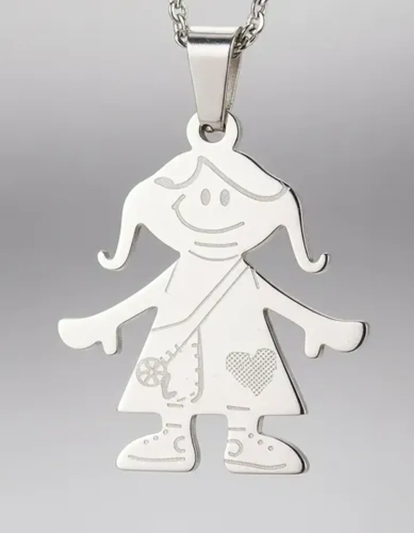 Collar Hijos Niño Niña + Globo Y Caja Regalo Joyas 2