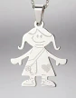 Collar Hijos Niño Niña + Globo Y Caja Regalo Joyas - Miniatura 2