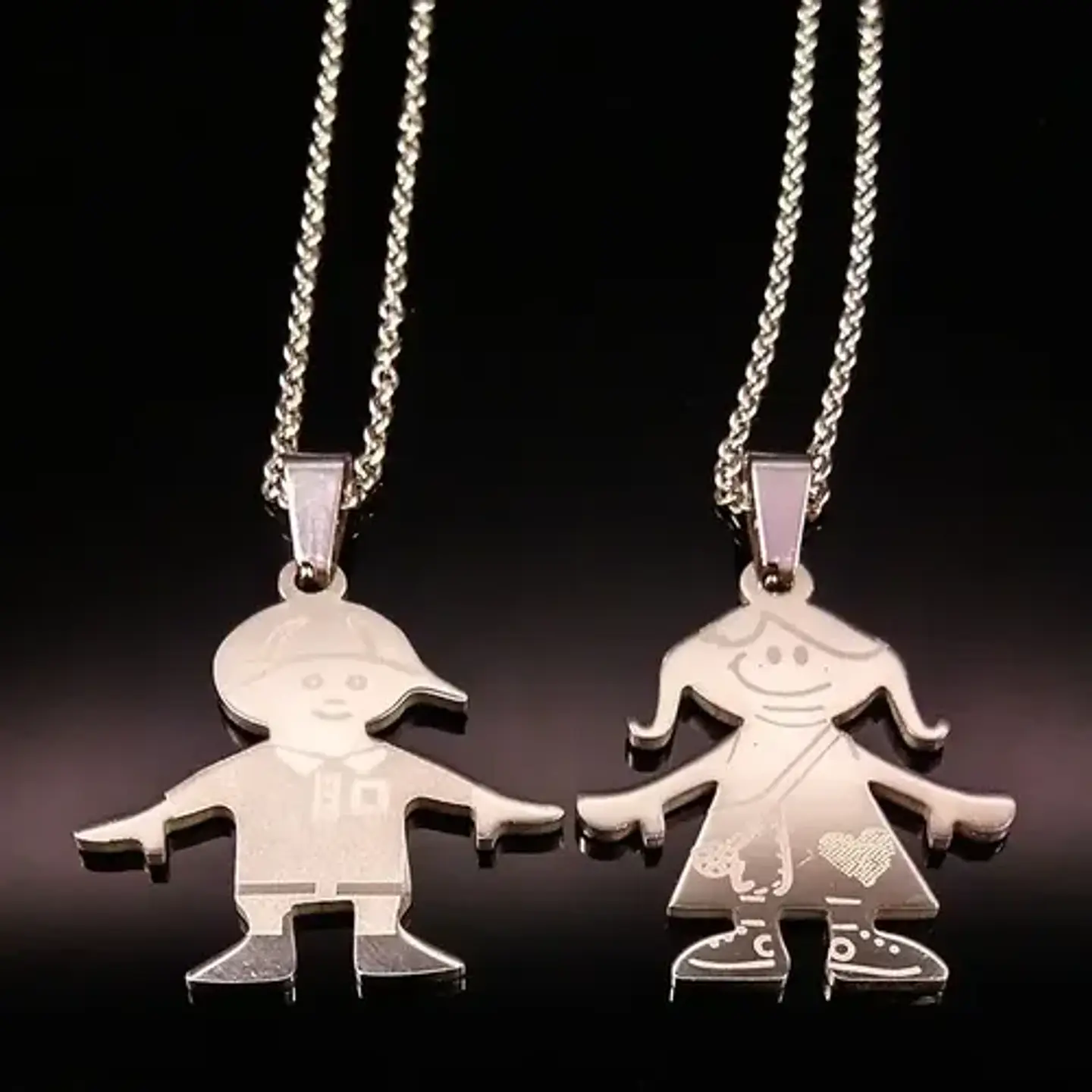 Collar Hijos Niño Niña + Globo Y Caja Regalo Joyas 4