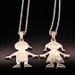 Collar Hijos Niño Niña + Globo Y Caja Regalo Joyas - Miniatura 4