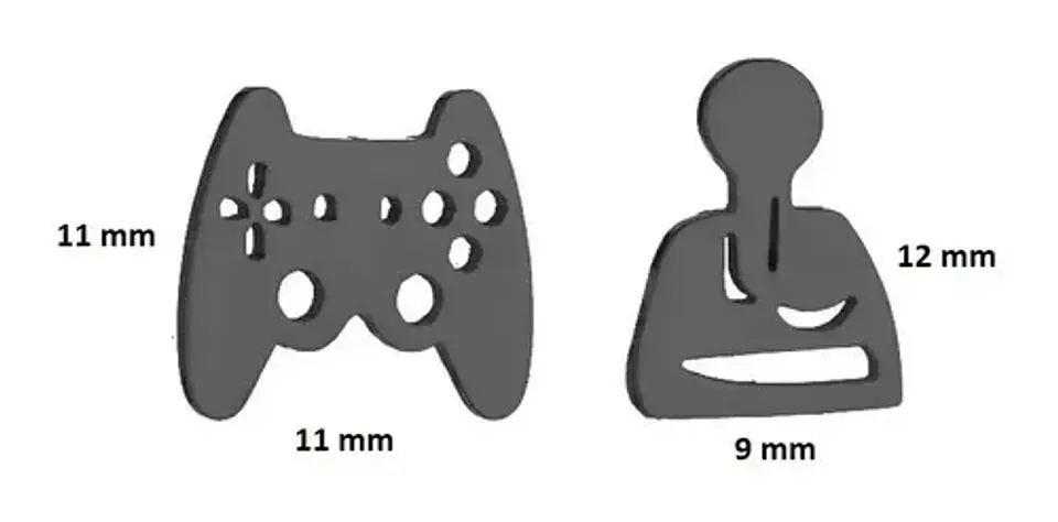 Aros Gamer Juego Regalo Hombre Niño Mujer Niña + Bolsa Joyas 2