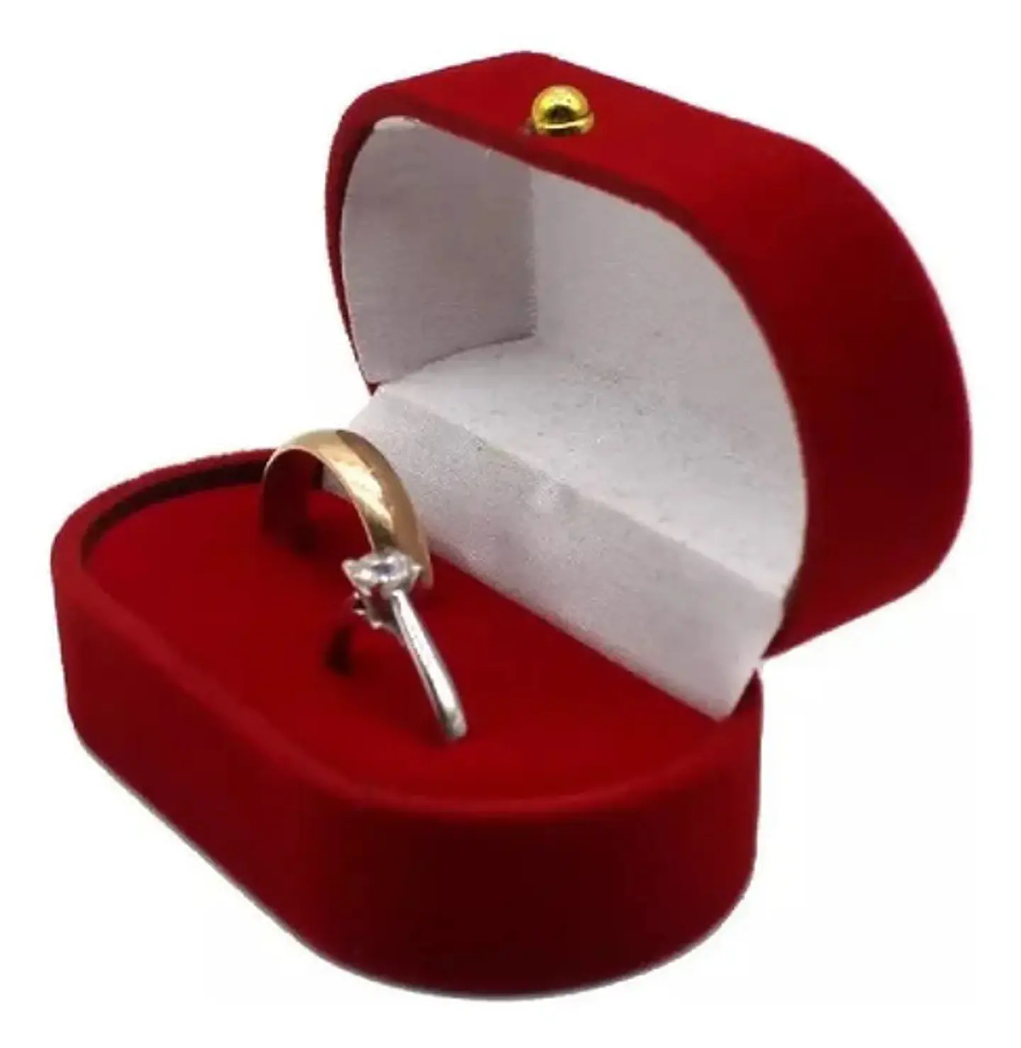 Anillos Compromiso Ajustables + Caja Regalo Joyas A112 3