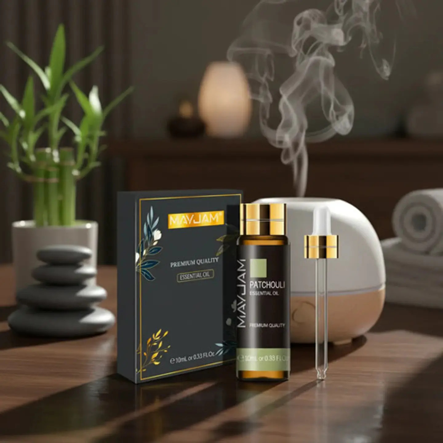 Aceite Esencial Patchouli 100% Puro Natural 10ml Mayjam 2