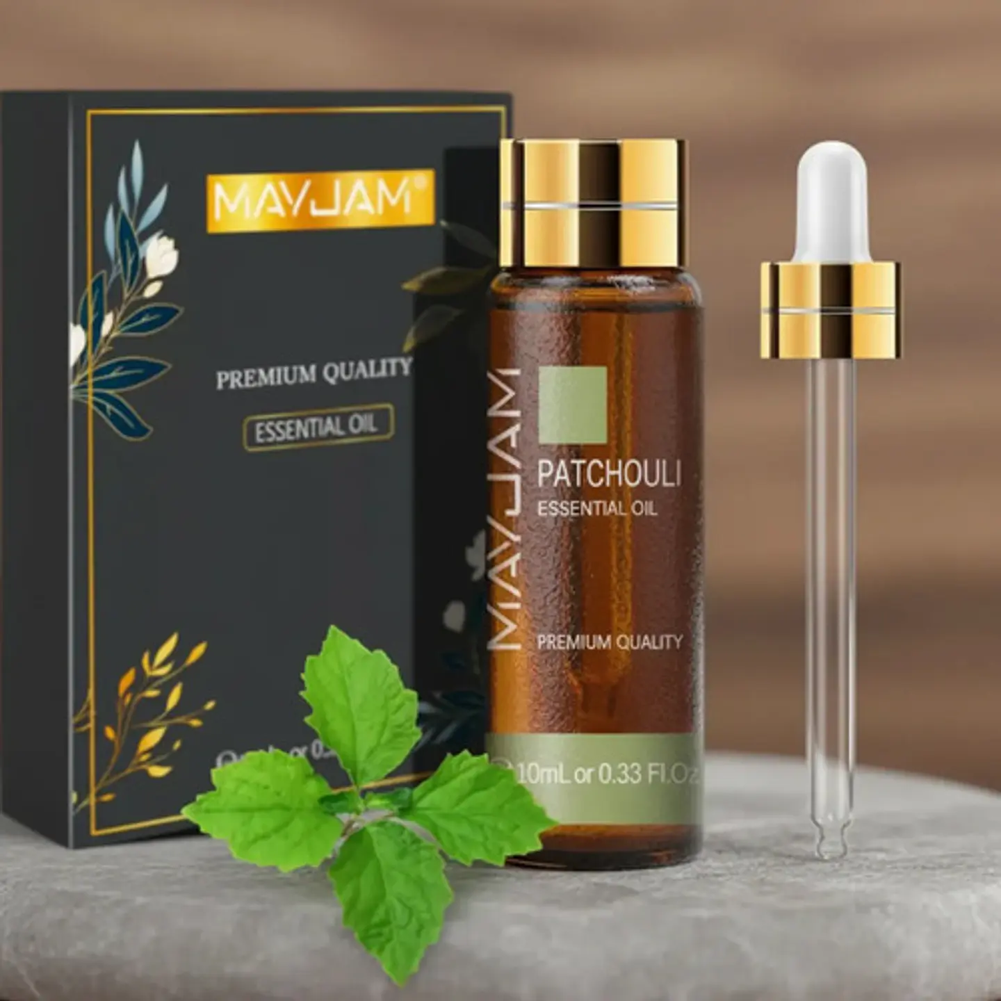 Aceite Esencial Patchouli 100% Puro Natural 10ml Mayjam 3