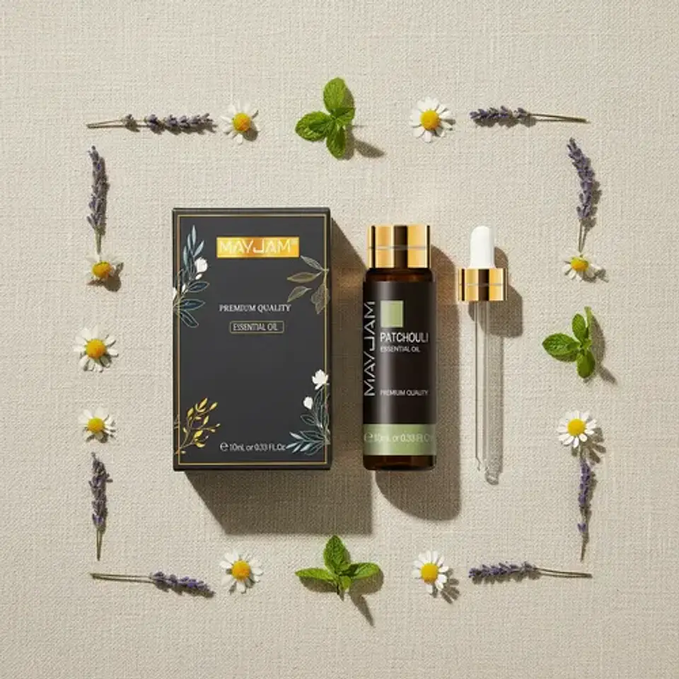 Aceite Esencial Patchouli 100% Puro Natural 10ml Mayjam 4