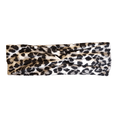 Cintillo negro-plomo-animal print