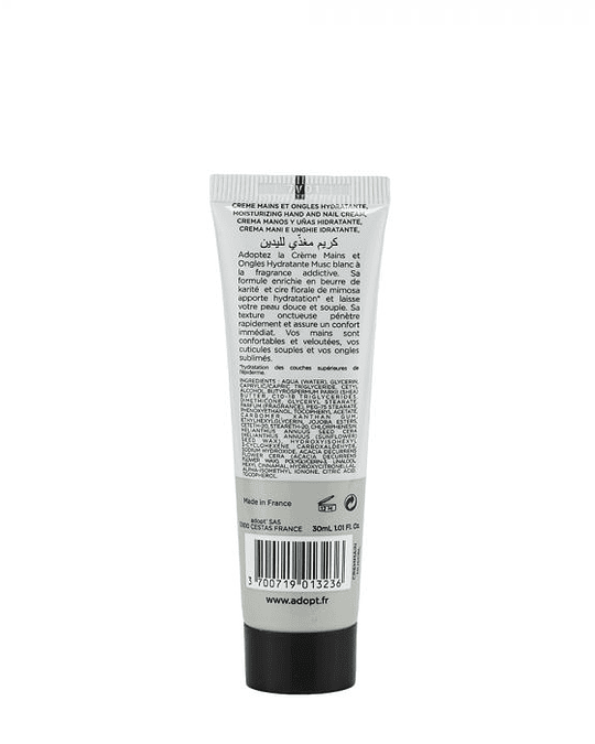 Musc blanc (500) -  crema hidratante para manos y uñas 30ml