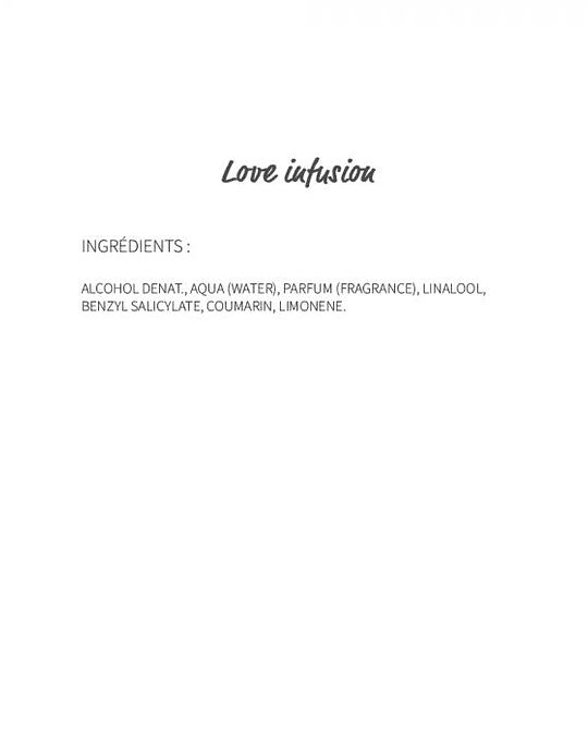 Love infusion (211) - eau de parfum 30ml