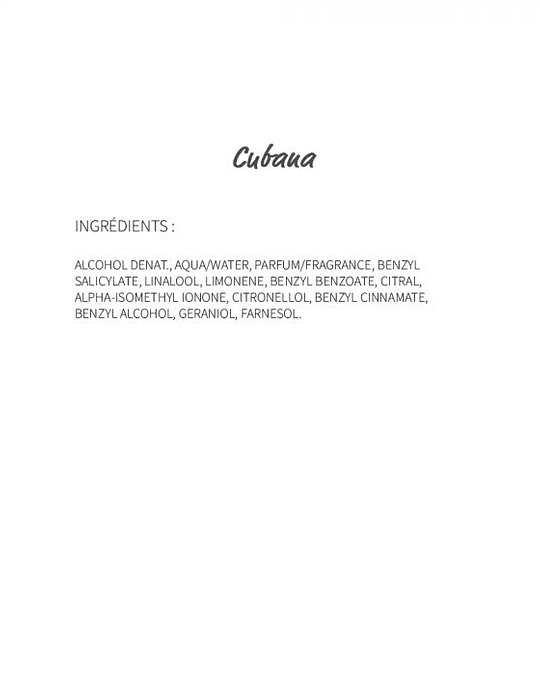 Cubana (258) - eau de parfum 30ml
