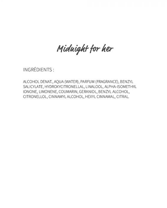 Midnight for her (114) - eau de parfum 30ml