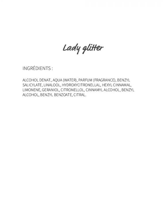 Lady glitter (807) - eau de parfum 30ml