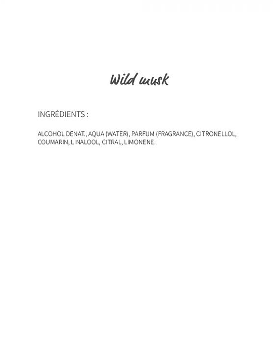 Wild musk (907) - eau de parfum 30ml