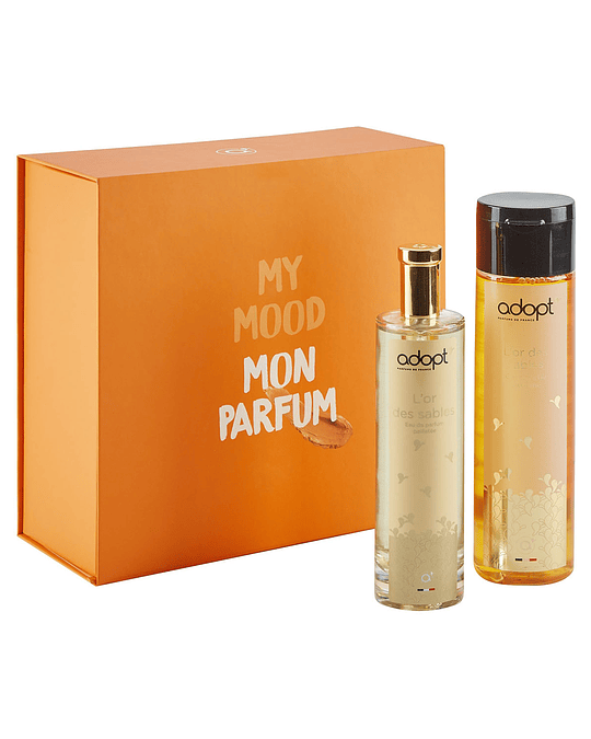 Caja eau de parfum 100ml + gel de ducha 