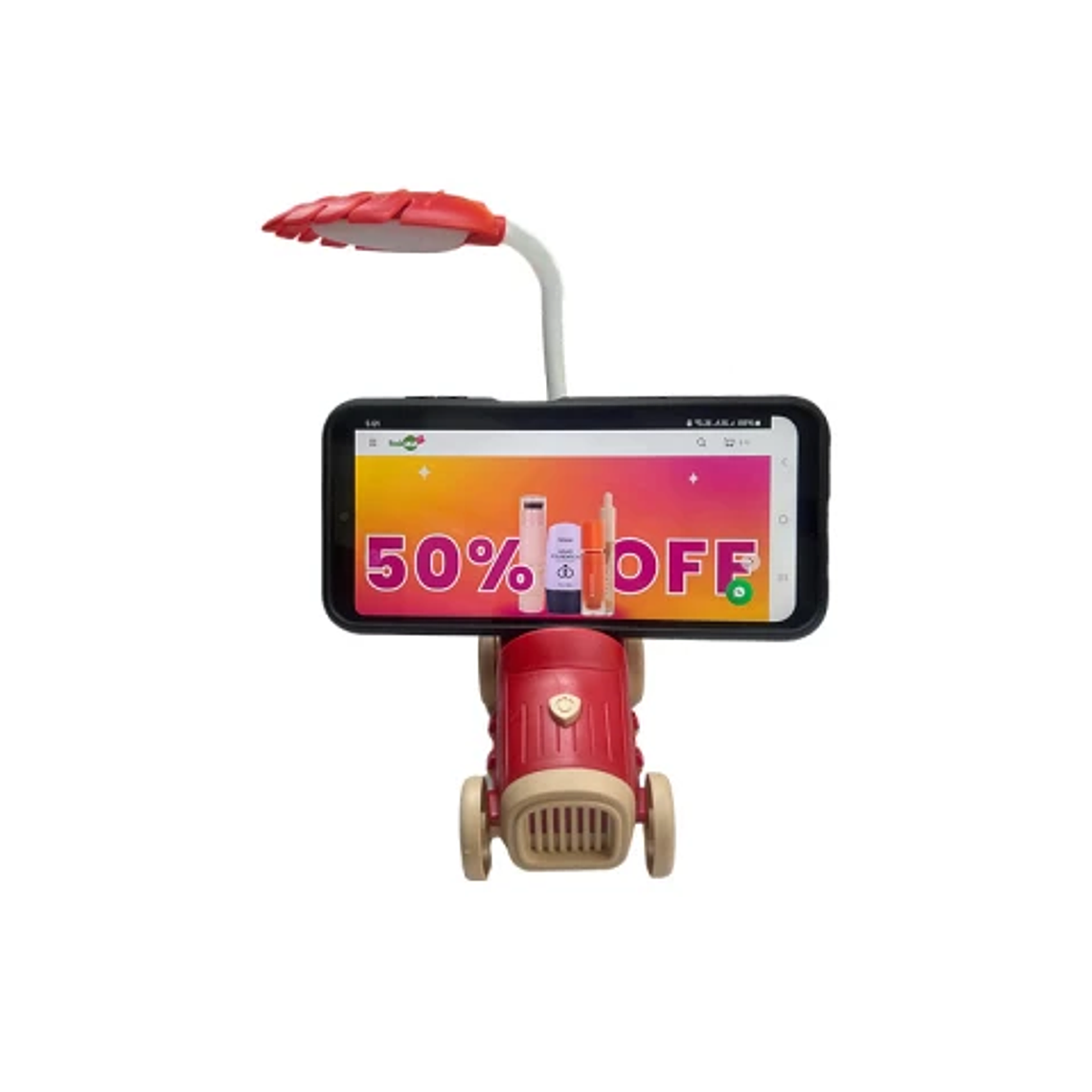 Lampara Led Automovil Leaf porta Celular  3