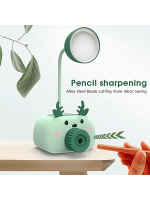 Lampara Led Sacapuntas Porta Celular 