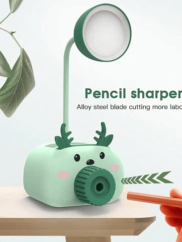 Lampara Led Sacapuntas Porta Celular 