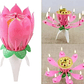 Vela Flor Musical Para Festividades  - Miniatura 1