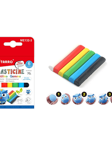 Plasticina 6 Colores 1