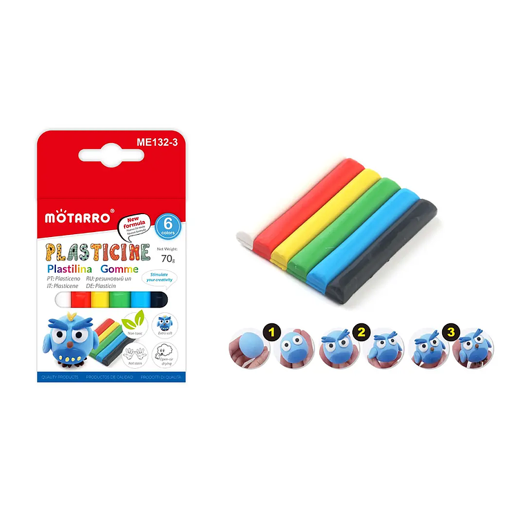 Plasticina 6 Colores 1
