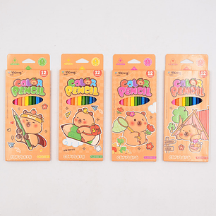 Capibara Lapices 12 Colores 