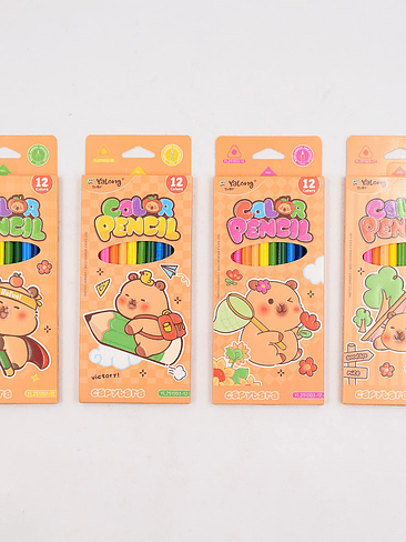 Capibara Lapices 12 Colores  1