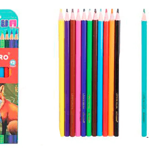 Lapices 12 Colores Motarro