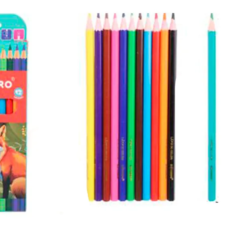Lapices 12 Colores Motarro 1