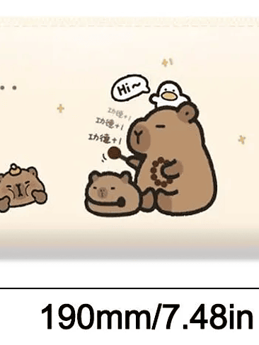 Estuche Capibara Kawaii 1