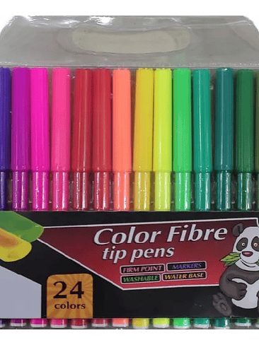 Plumones 24und A base de Agua  1