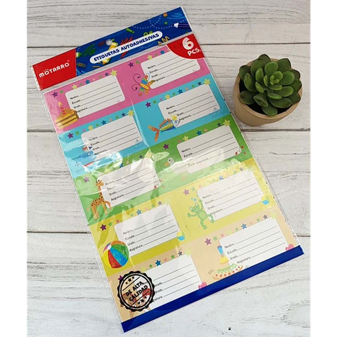 Etiquetas Identificatorias Adhesivas  1