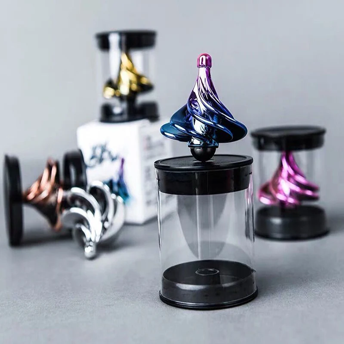 Juguete Sensorial Trompo de Viento de escritorio 2