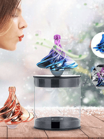 Juguete Sensorial Trompo de Viento de escritorio 4