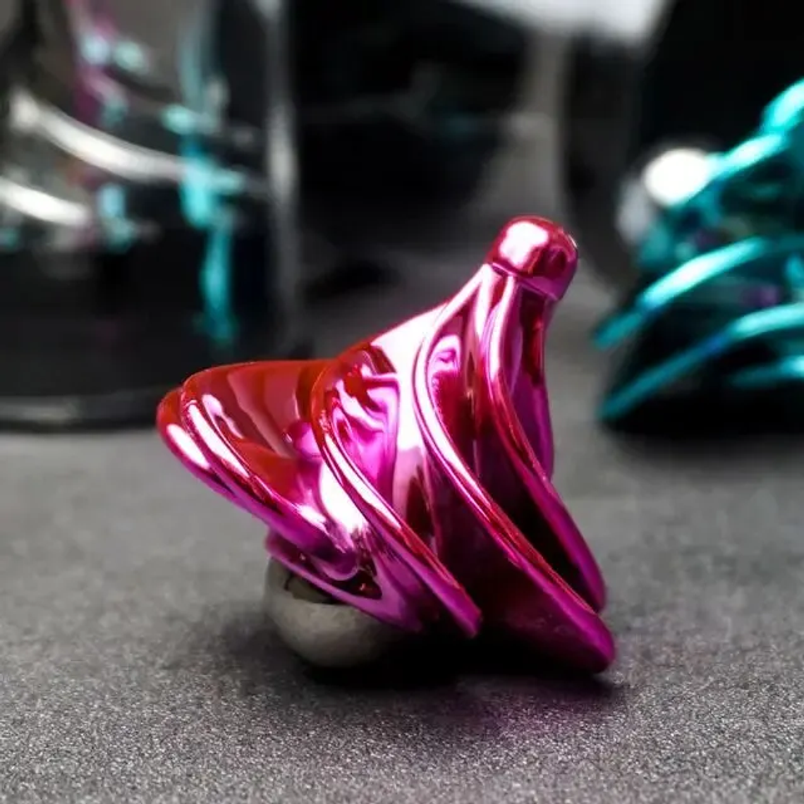 Juguete Sensorial Trompo de Viento de escritorio 13