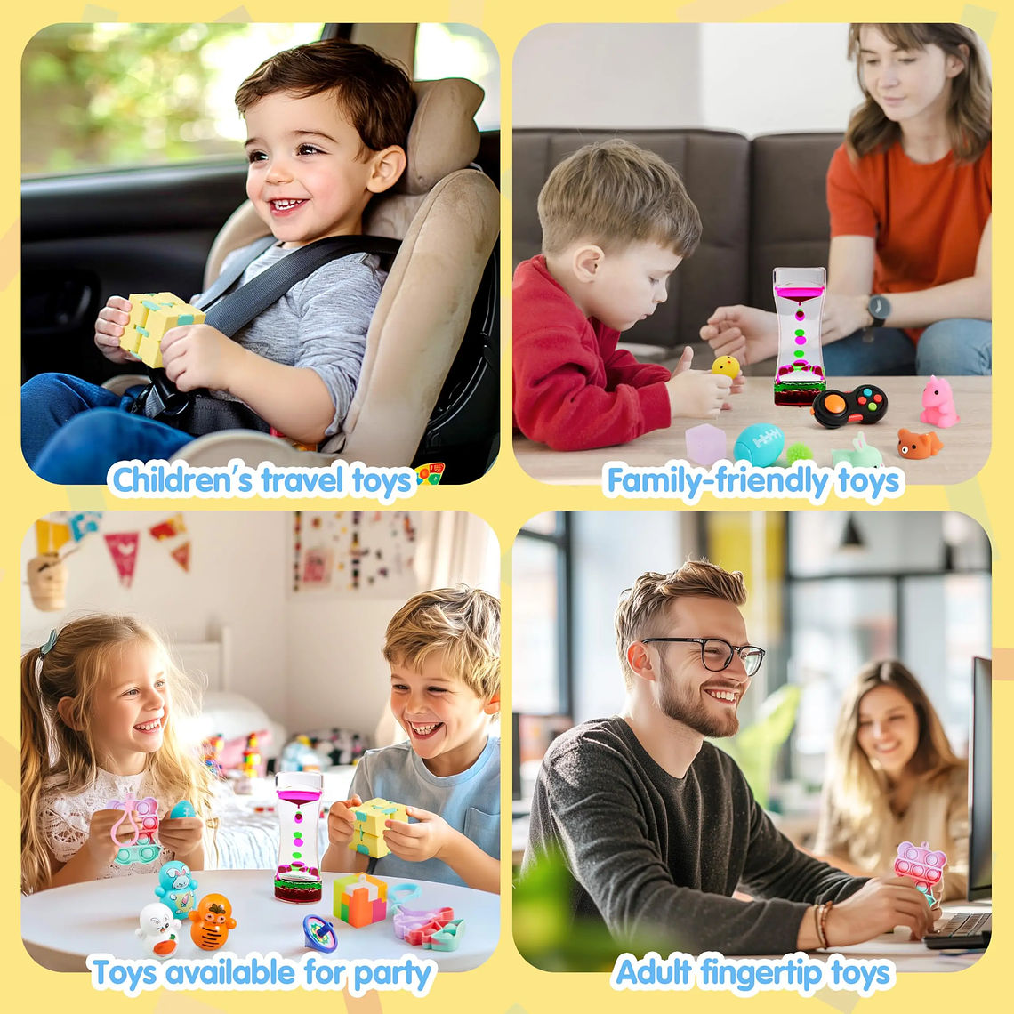 36 Juguetes Sensoriales Anti Estress. DIversos Modelos, Tamaños, Formas y Colores 4