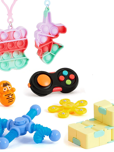 36 Juguetes Sensoriales Anti Estress. DIversos Modelos, Tamaños, Formas y Colores 5