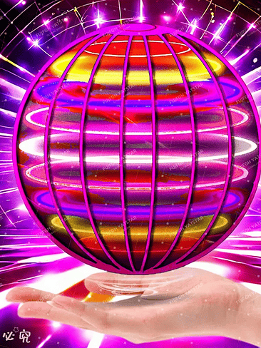 Flying Ball Boomerang Flyorb Magic With LED Lights Drone Hover Ball Fly Nova Orb Flying Spinner Fidget Toys Children Family Gift 1