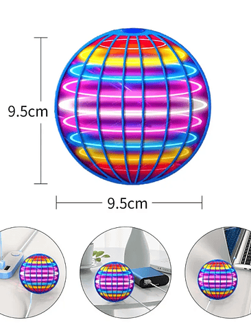 Flying Ball Boomerang Flyorb Magic With LED Lights Drone Hover Ball Fly Nova Orb Flying Spinner Fidget Toys Children Family Gift 4