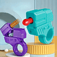 New Mini Gun Shell Ejected Can Launch Decompression EDC Finger Ring Pistol Fidget Spinner Ratchet Anxiety Stress Relief Toy Guns - thumbnail 2