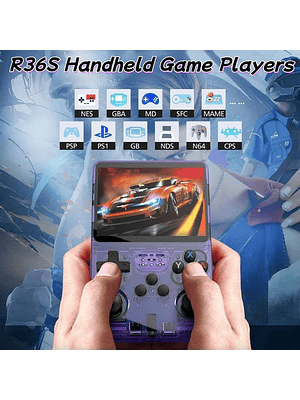 Consola Portatil  R36S 12 Consolas en 1    (sin repeticion de Juegos)