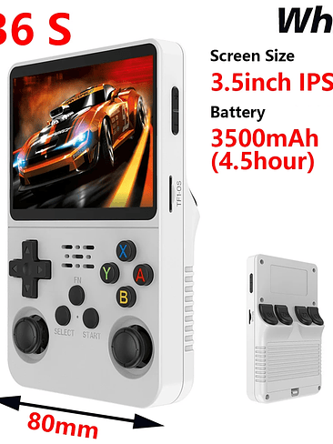 Consola Portatil  R36S 12 Consolas en 1    (sin repeticion de Juegos) 8